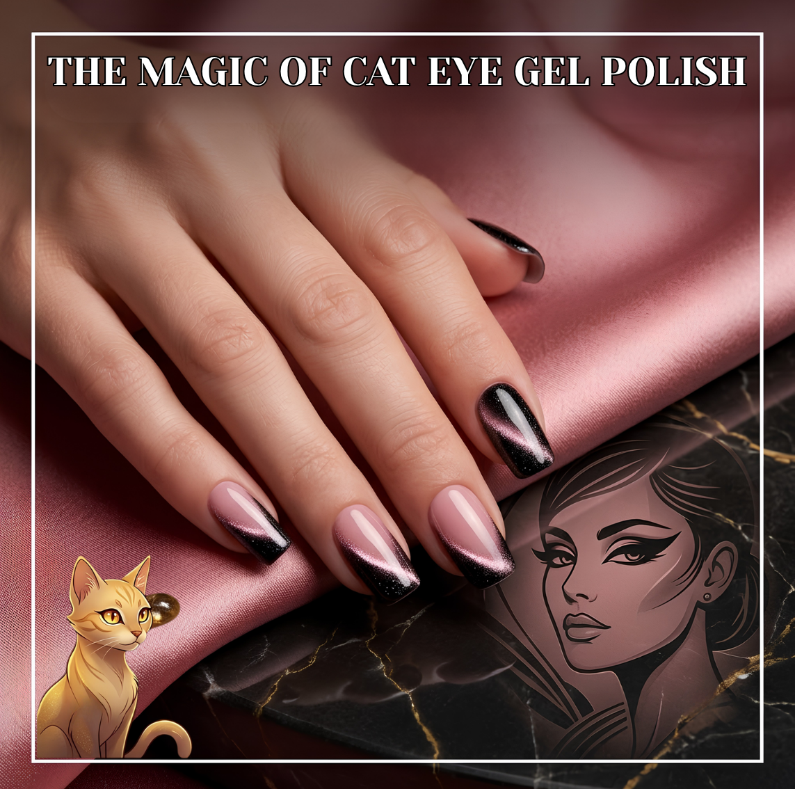 Magnetic Polka Dot Nails: The New Cat-Eye Gel Trend